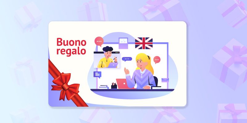 Regala un corso di inglese